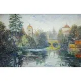 Hughes Claude Pissarro, L'Orne, Pastel "L'Orne"