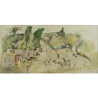 Cuautla Mexico by William Meyerowitz, Oil on Canvas "Cuautla Mexico", sold Feb 2016