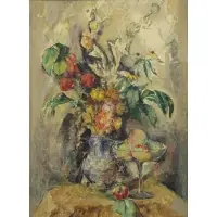 William Meyerowitz, Still Life, Oil on Board