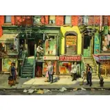 Isaac Holtz, Sunday on Orchard St, Oil on Canvas "Sunday on Orchard St" Signed lower left