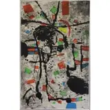 Els Gossos VIII by Joan Miró, Etching in Colors "Els Gossos VIII", sold Feb 2016
