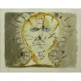 Self Portrait Sundial by Salvador Dalí, Lithograph in Colors "Self Portrait Sundial", sold Feb 2016