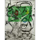 Grans Rupestres I by Joan Miró, Etching in Colors "Grans Rupestres I" Pencil signed and inscribed E.A. lower right, sold Feb 2016
