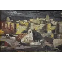 José Beulas Recasens, Avila, Oil on Canvas