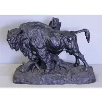 Robert Bach, Untitled, Bronze Bison