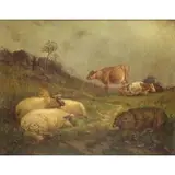 Carleton Wiggins, J.C. Wiggins 1869, Oil on Canvas