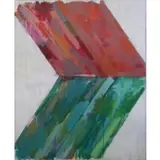 John Simpson, Untitled Abstract Composition, Large Oil on Canvas
