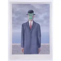 René Magritte, Le Fils De L'Homme, Lithograph "Le Fils De L'Homme"