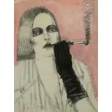 Shimon Okshteyn, To Susan and Andy 1984, Mixed Media Drawing