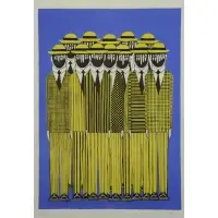 Yannis Gaïtis, Men in Hats, Pencil signed lower right and numbered 38/250 lower left