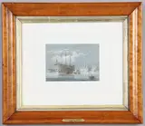 Nicolas Matthew Condy, 'The Royal Adelaide And The Royal William Fitting Out At Plymouth', watercolour on tinted paper