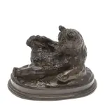 Antoine-Louis Barye, Bronze Of 'Ours Assis' (Seated Bear)
