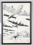 Joseph Lee, Hand Drawn Cartoon: 'Smiling Through: By Pass To Berlin'
