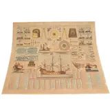 Henri Abraham Chatleain, 'New Chart Of Construction And Instruments Of A Naval Vessel'