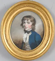 Portrait Of The Hon. Hamilton Douglas Halyburton by Daniel Gardner, Pastel watercolour and gouache, sold Feb 2026