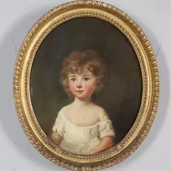 Richard Cosway, Portrait Of Marianne Chamberlaine, oil on canvas