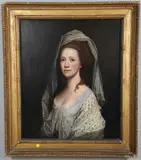 Thomas Beach, Portrait Of A Lady, oil on canvas