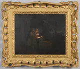Cornelius Bega, Figures By A Well, oil on canvas