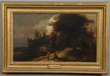 David Teniers the Younger, Travellers On A Path In A Wooded River Landscape