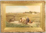 Robert Thorne Waite, The Idlers, watercolour