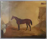 James Loder, Horse In A Stable, Oil on canvas