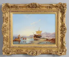Pieter Cornelis Dommersen, After The Storm, oil on panel
