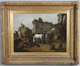 Philips Wouwerman, The Hunting Party, oil on canvas