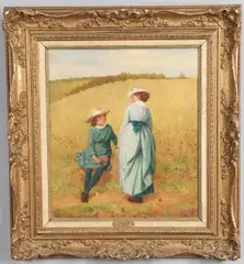 Charles Rossiter, A Rest On A Country Path