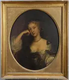 Henri Gascar, Portrait Of A Lady, oil on canvas
