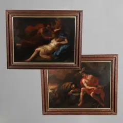 Abraham Hondius, JUPITER AND IO; HERMES AND ARGOS (from OVID'S `METAMORPHOSES`)