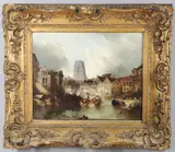 Alfred Montague, Amsterdam, oil on canvas