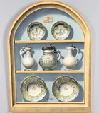 Christopher John Harrison, Tin-Glazed Pottery, oil on Masonite