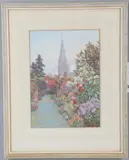 Beatrice Emma Parsons, Salisbury Spire From The Archdeacon's Garden