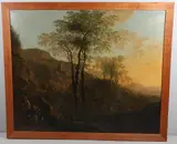 Jan Dirksz Both, Travellers In An Italianate Landscape
