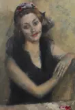 John Bromfield Gay Rees, Portrait Of Corona, `Nona`, The Artist's Sister