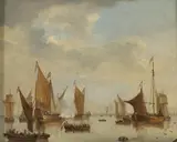 Francis Swaine, The Evening Gun; Vessels In A Calm
