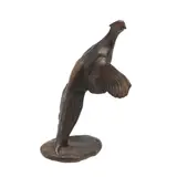 Torbjörn Forsberg, - Bronze Of A Pheasant, A bronze sculpture of a pheasant rising into flight