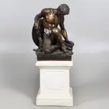 Pierre Julien, A Large Bronze Study, The Dying Gaul