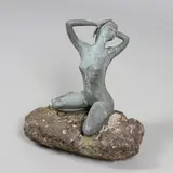 Bill Ogilvie, - Large Bronze Sculpture Of A Nude, A large bronze figure of a nude female figure