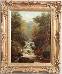 Joseph Mellor, A Woodland Waterfall
