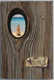 Konrad Smigielski, Trompe L'Oeil: Nude On A Beach, oil on Masonite