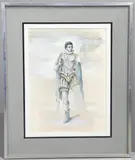 Loudon Sainthill, Costume Design, watercolour and gouache over pencil