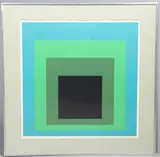 Homage To The Square: Soft Spoken by Josef Albers, Screenprint, sold Sep 2024
