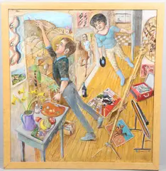 John Johnstone, A Visit To The Studio