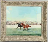 Raoul Millais, Ascot Gold Cup Race, 1937: Omaha And Quashed