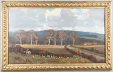Robert Hugh Buxton, Hunting Scene In Devon