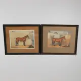 Bay Horse In A Stable by Dorothy Margaret & Elizabeth Mary Alderson, sold Sep 2024