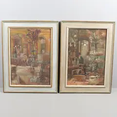 `Bar Still Life, The Salisbury` by Rupert Shephard, oil on canvas, sold Sep 2024