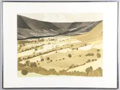 John Brunsdon, Edale, Colour etching