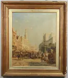 William Raymond Dommersen, The Market Place, Valencia, Spain